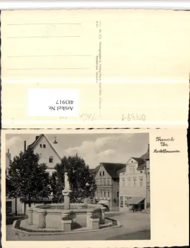 483917,Pössneck Pößneck Marktbrunnen Brunnen