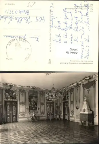 369462,Rudolstadt Schloss Museum Heidecksburg Grüner Saal Innenansicht