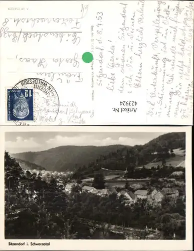423924,Sitzendorf im Schwarzatal Teilansicht