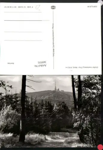 369551,Blick zum Großen Inselsberg b. Brotterode