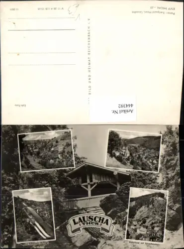 444392,Lauscha Totale Schanze Mehrbildkarte pub VEB