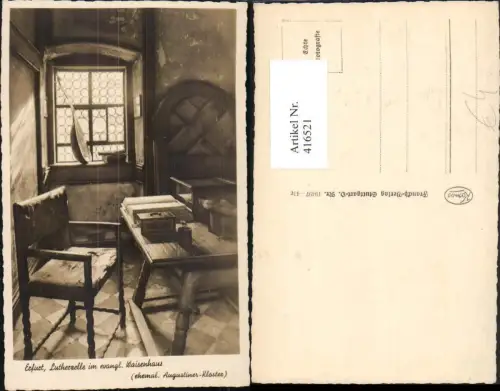 416521,Erfurt Waisenhaus Lutherzelle Innenansicht Mandoline