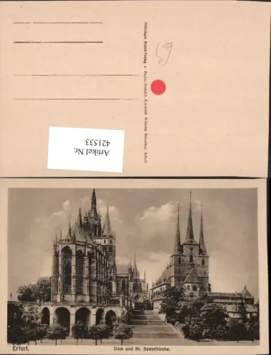 421533,Erfurt Dom u. St. Severikirche Kirche