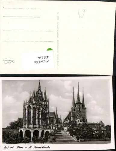 421556,Erfurt Dom u. St. Severikirche Kirche