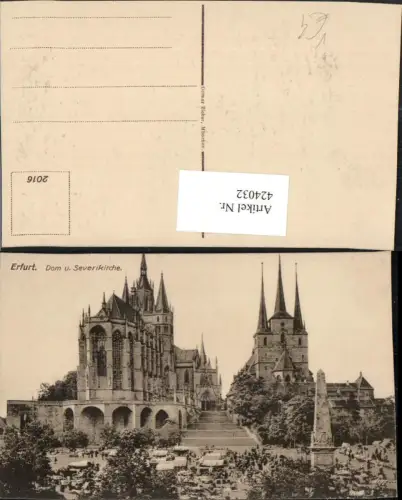 424032,Erfurt Dom u. Severikirche Kirche pub Ottmar Zieher 2016