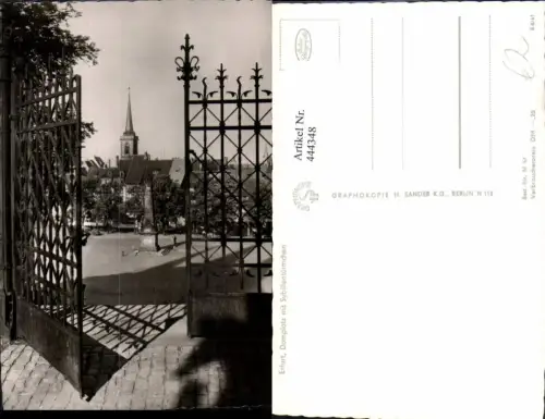 444348,Erfurt Domplatz m. Sybillentürmchen Denkmal