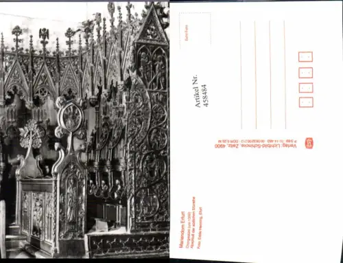 458484,Erfurt Mariendom Dom Kirche Chorgestühl