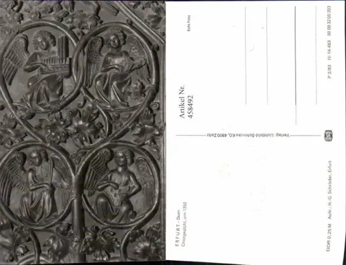 458492,Erfurt Dom Kirche Chorgestühl Detail