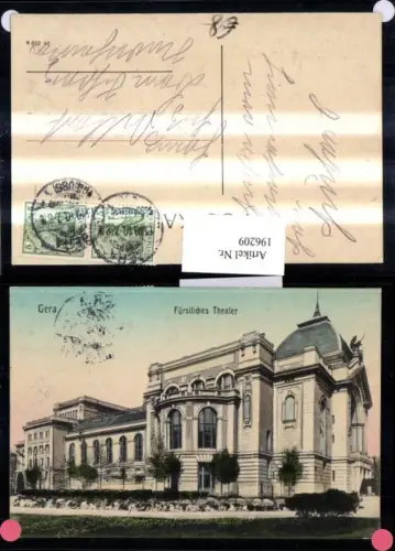 196209,Gera Fürstliches Theater