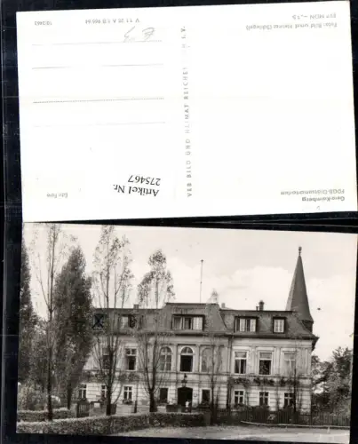 275467,Gera Kaimberg FDGB-Diätsanatorium Gebäude