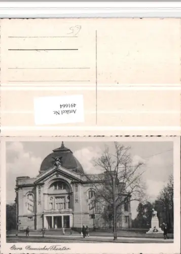 491664,Gera Reussisches Theater Gebäude