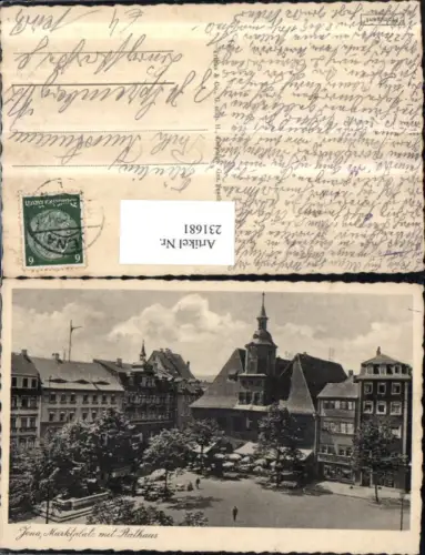 231681,Jena Marktplatz m. Rathaus