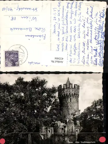 432404,Jena Alter Stadtmauerturm Turm