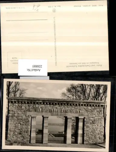 228885,Mahn- und Gedenkstätte Buchenwald Eingangstor m. Blick zum Steleneg pub VEB Reichenbach 9euro1802