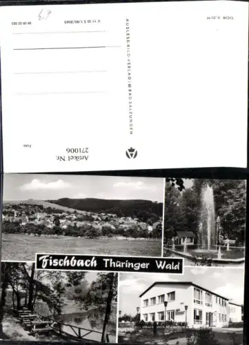 271006,Fischbach Totale Fontäne FDGB-Erholungsheim Mehrbildkarte