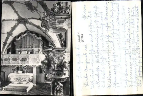 282262,Schoss Burgk b. Remptendorf Kanzel Orgel Altar