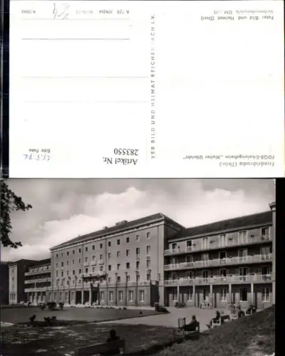 283550,Friedrichroda Erholungsheim Walter Ulbricht pub VEB