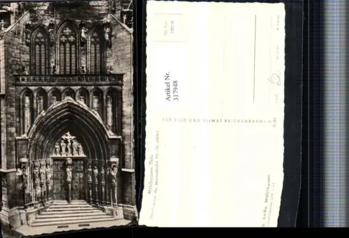 317948,Mühlhausen Hauptportal der Marienkirche pub VEB 9euro290