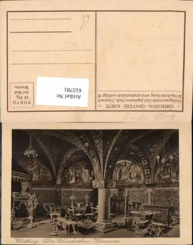 615781,Eisenach Wartburg Elisabethen-Kemenate Interieur Burg