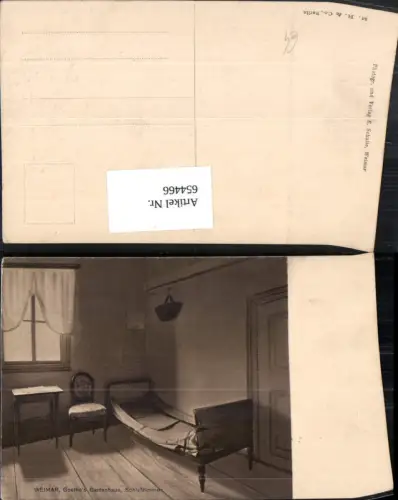 654466,Weimar Geothes Gartenhaus Schlafzimmer Interieur