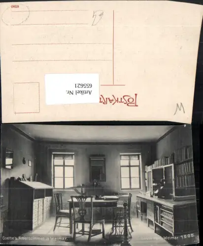 655621,Weimar Goethe Arbeitszimmer Interieur