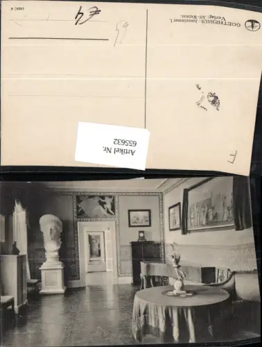 655632,Weimar Goethehaus Junozimmer I Büste Interieur