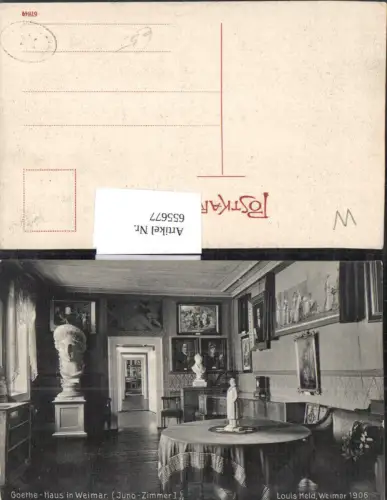655677,Weimar Geothehaus Junozimmer Interieur Büste
