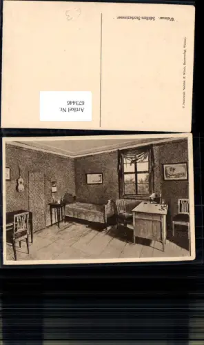 673446,Weimar Schillers Sterbezimmer Interieur