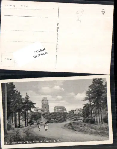 709513 Inselsberg im Thüringer Wald Rudolstadt Rennsteig Tabarz Gotha