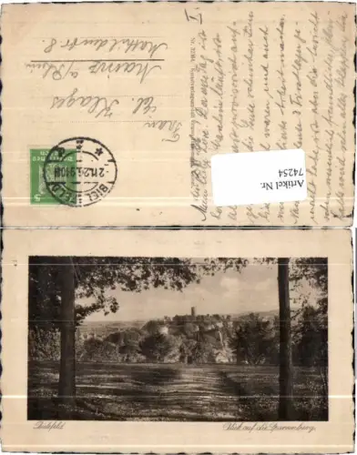 74254,Bielefeld Blick auf d. Sparrenburg hansmann Verlag