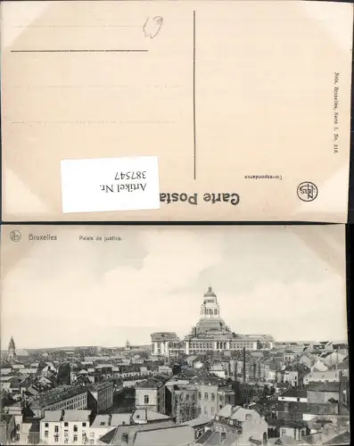 387547,Belgium Bruxelles Brüssel Palais de Justice Teilansicht m. Justizpalast