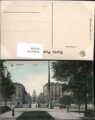387548,Belgium Bruxelles Brüssel Le Parc Park Eingangstor