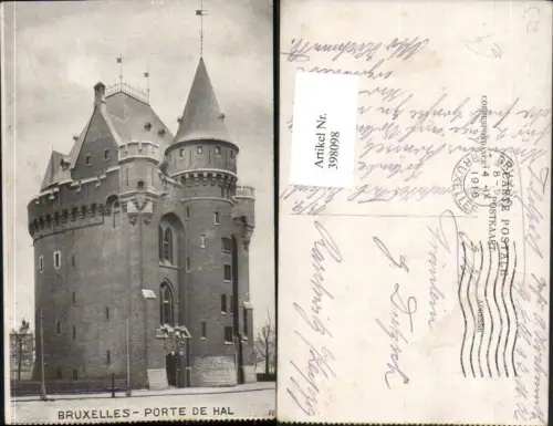 398098,Belgium Bruxelles Brüssel Porte de Hal Gebäude Turm