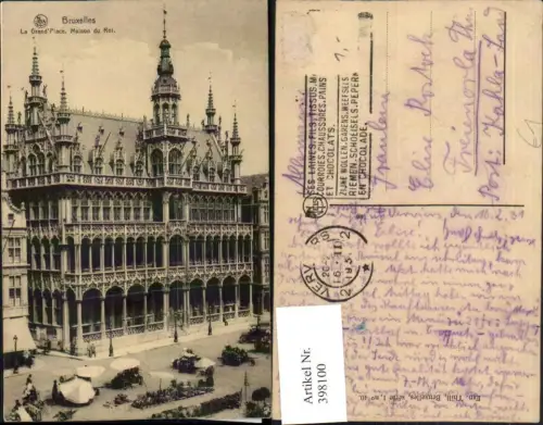 398100,Belgium Bruxelles Brüssel La Grand Place Maison du Roi Gebäude