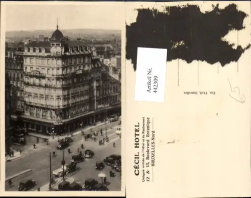 442309,Belgium Bruxelles Brüssel Cecil Hotel