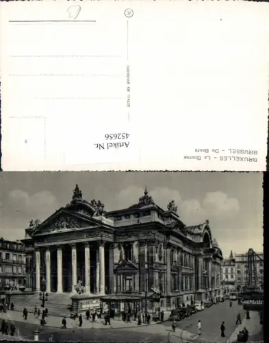 452656,Belgium Bruxelles Brüssel La Bourse Börse Gebäude