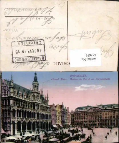 452659,Belgium Bruxelles Brüssel Grand Place Maison du Roi Gebäude