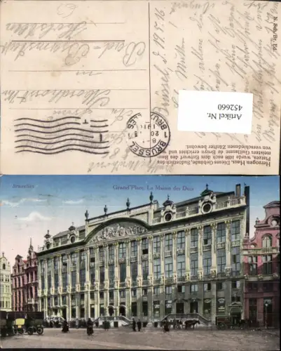 452660,Belgium Bruxelles Brüssel Grand Place Maison des Ducs Gebäude