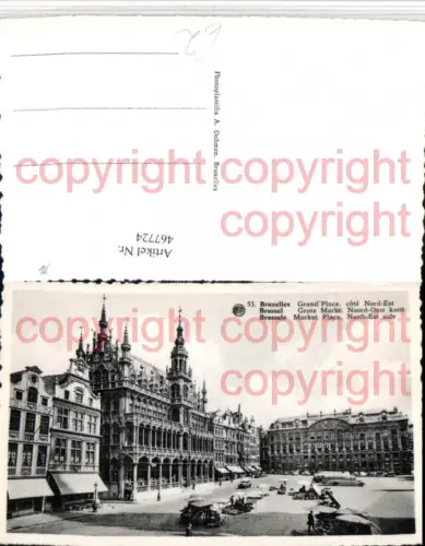 467724,Belgium Bruxelles Brüssel Grand Place Marktplatz Rathaus