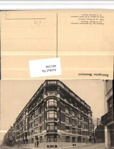 481246,Belgium Bruxelles Brüssel Rue St. Bernard Flats Erker