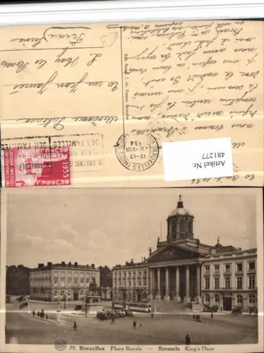 481277,Belgium Bruxelles Brüssel Place Royale Denkmal