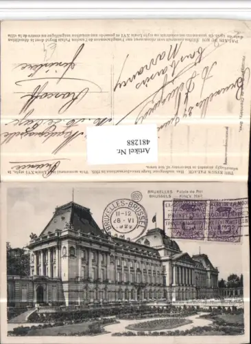 481288,Belgium Bruxelles Brüssel Palais du Roi Gebäude