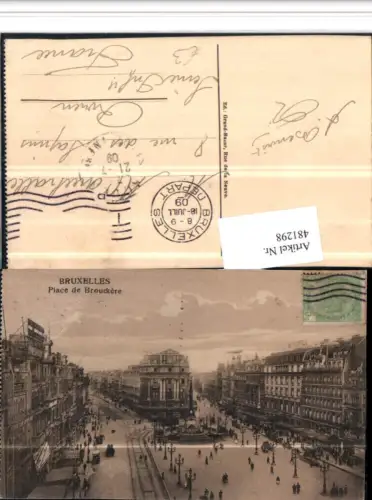 481298,Belgium Bruxelles Brüssel Place de Brouckere Platz