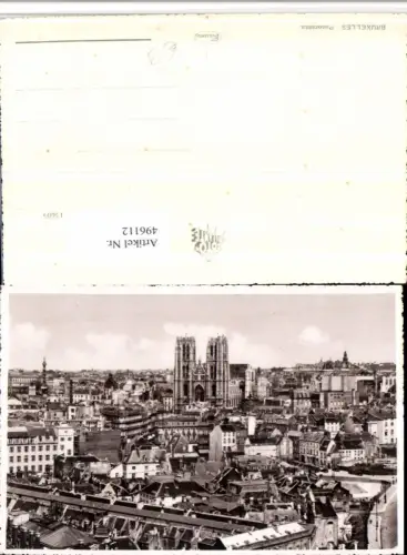 496112,Belgium Bruxelles Brüssel Panorama Teilansicht