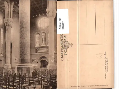 510117,Belgium Brüssel Etterbeek Eglise du Sacre-Coeur Kirche Innenansicht