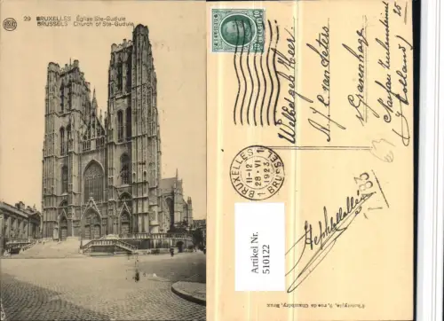 510122,Belgium Bruxelles Brüssel Eglise Ste-Gudule Kirche