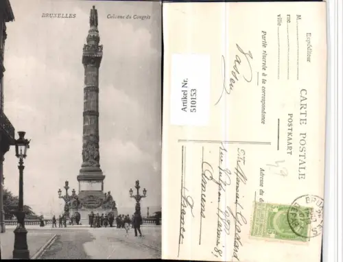 510153,Belgium Bruxelles Brüssel Colonne du Congres Säule