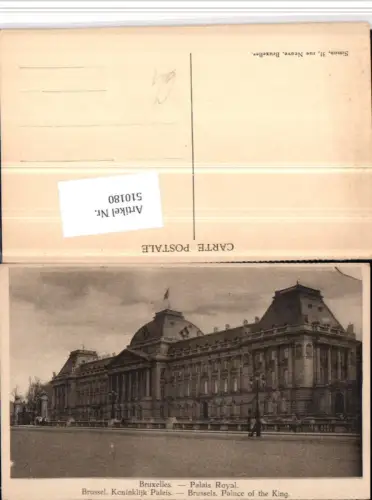 510180,Belgium Bruxelles Brüssel Palais Royal Gebäude