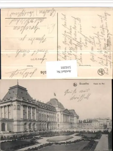 510201,Belgium Bruxelles Brüssel Palais du Roi Palast