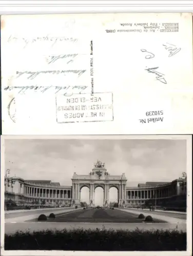 510239,Belgium Bruxelles Brüssel Arc du Cinquantenaire Torbogen